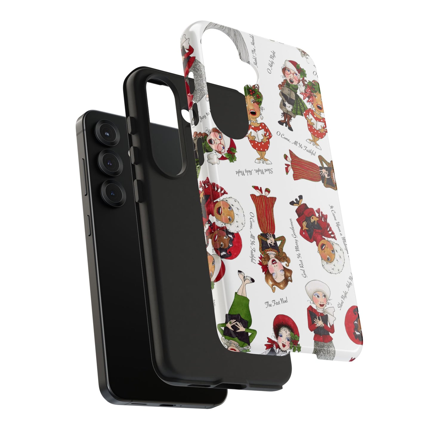 Tossed Carolers Phone Case