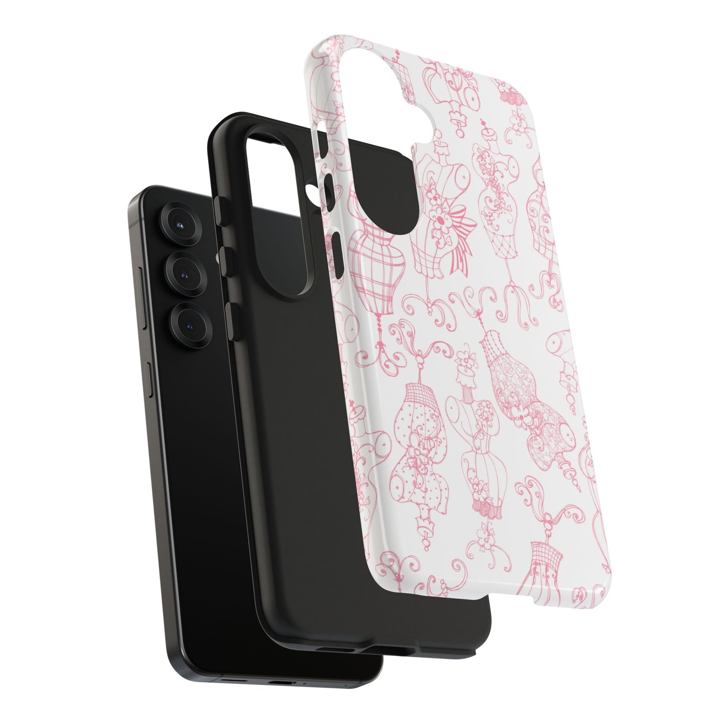 Mannequinique White / Pink Phone Case