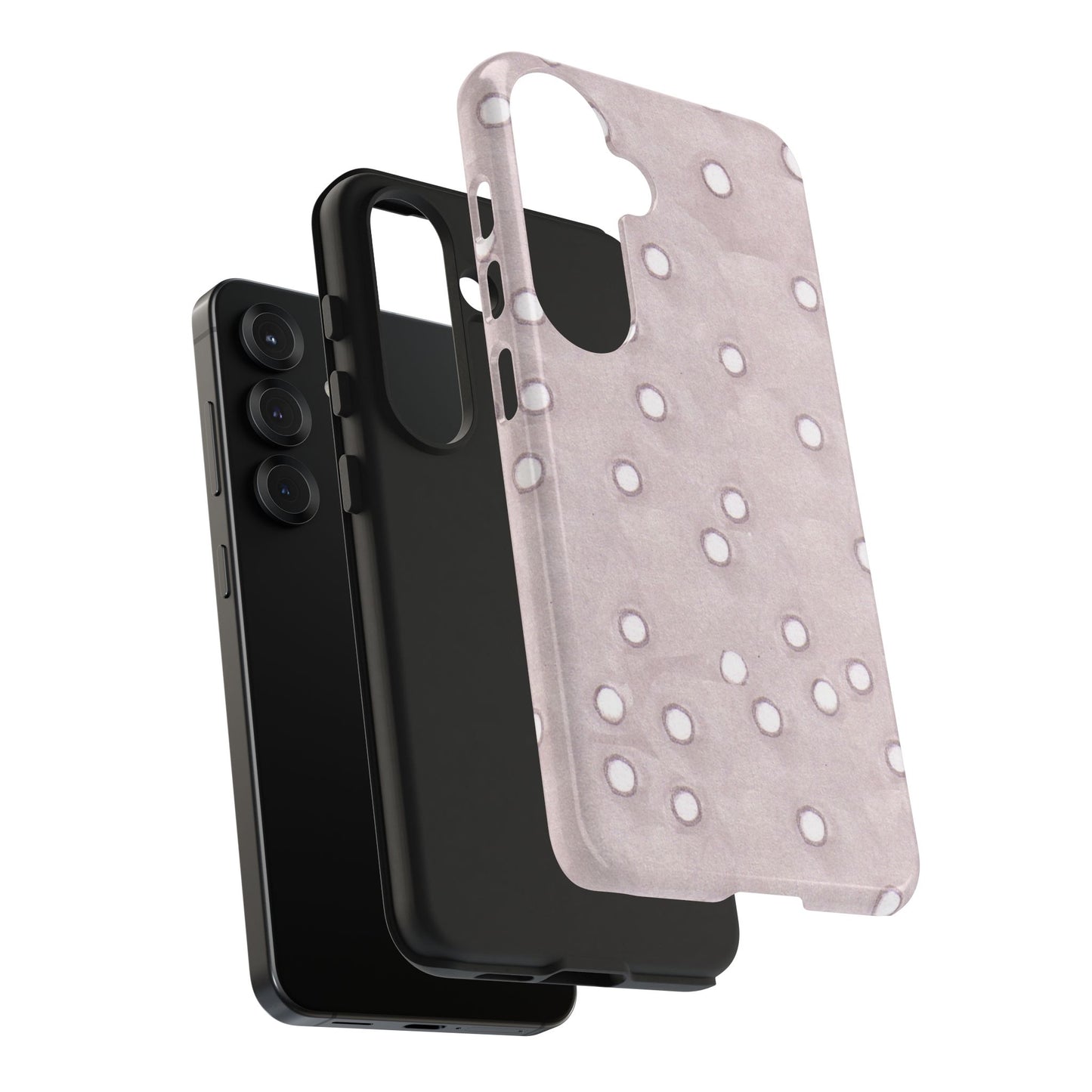 Dinky Dots Silver Phone Case