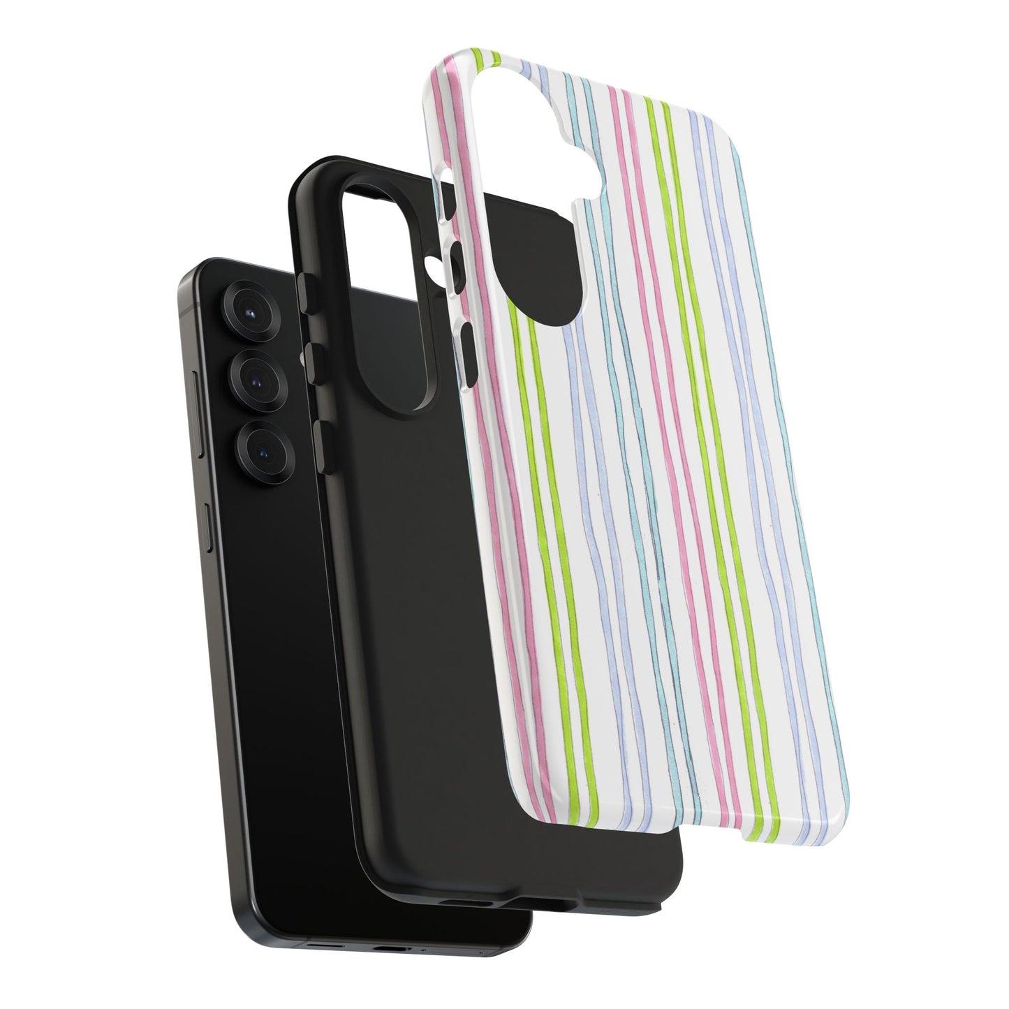 Belle Stripe White Phone Case