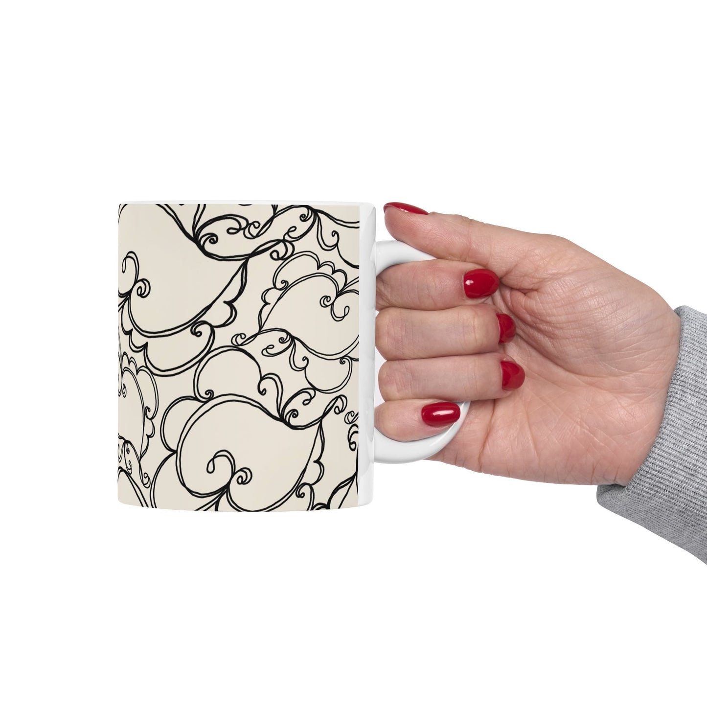 Hearts to You Muslin / Black Cup