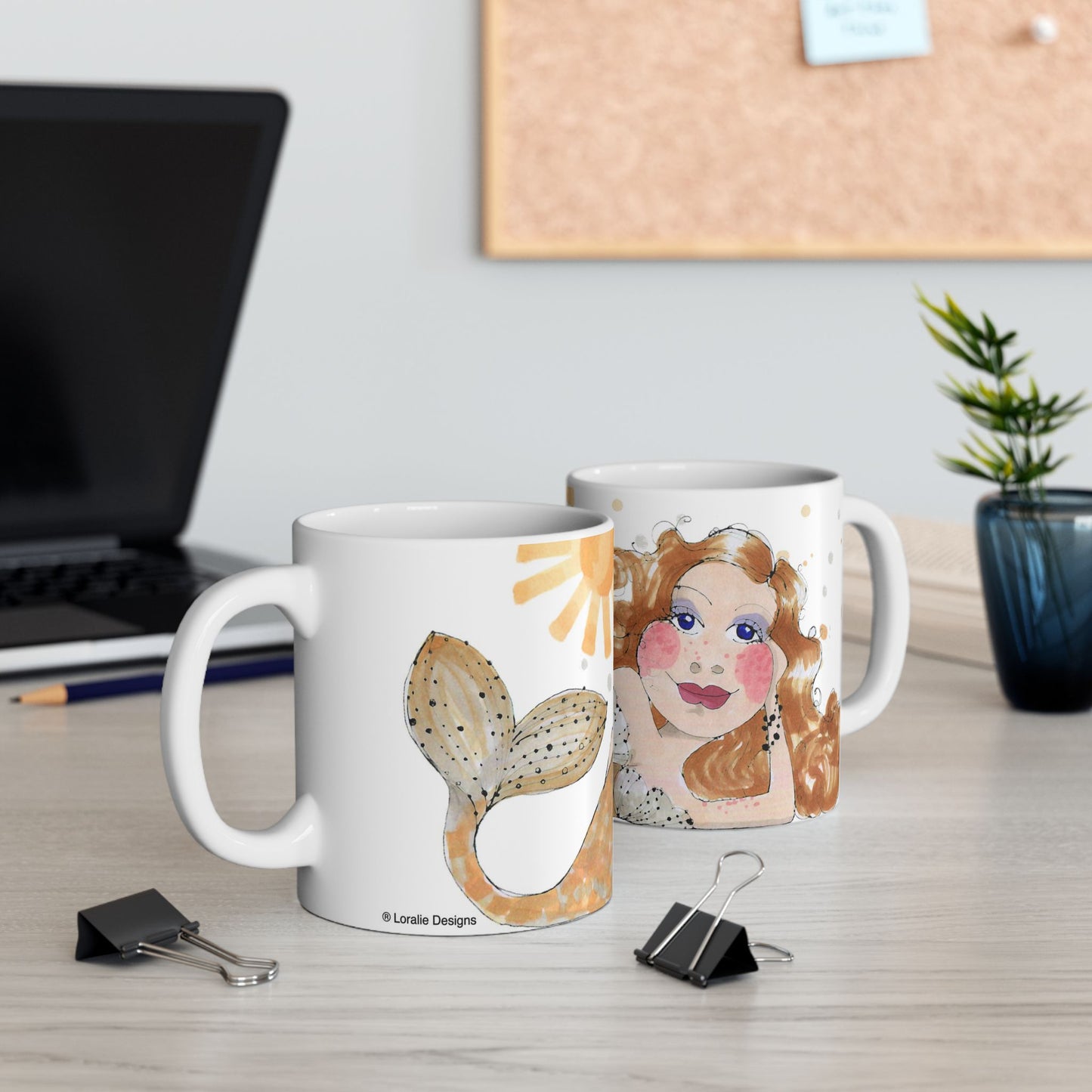 Amelia the Island Mermaid Cup