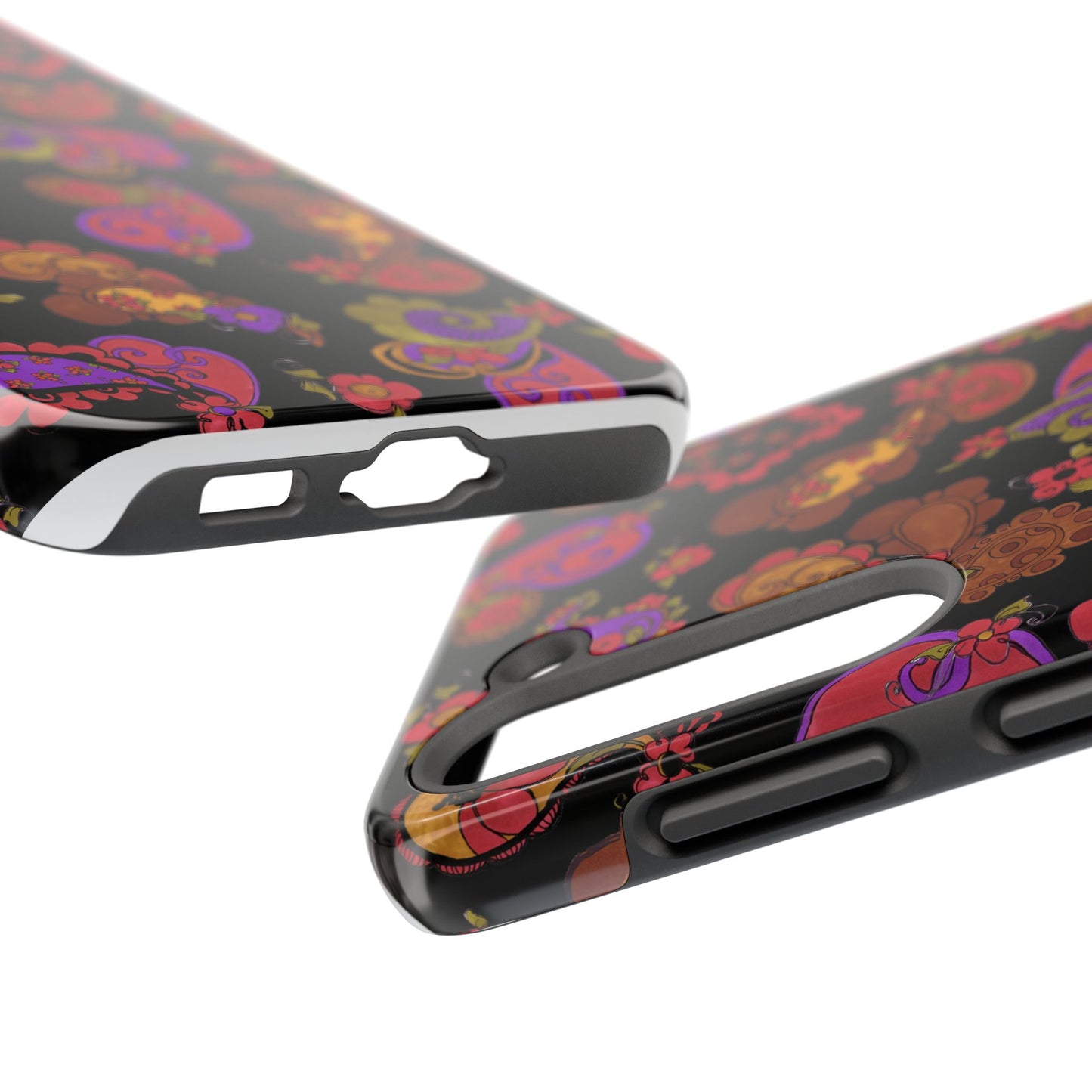 Posie Paisley Black Phone Case