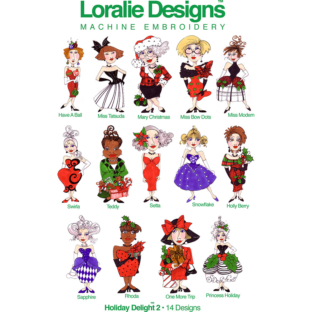 Holiday Delight 2 Machine Embroidery Design Collection - DOWNLOAD