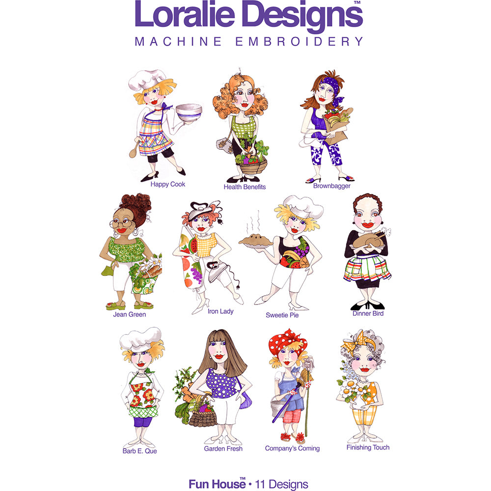 Fun House Machine Embroidery Design Collection - DOWNLOAD