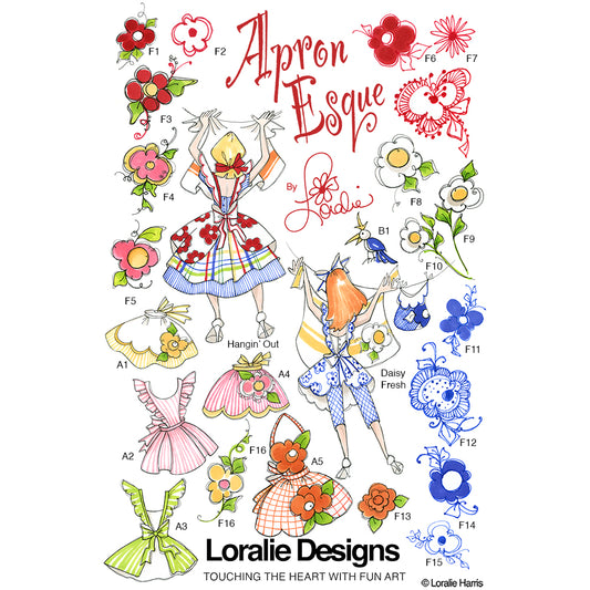 ApronEsque Machine Embroidery Design Collection - DOWNLOAD