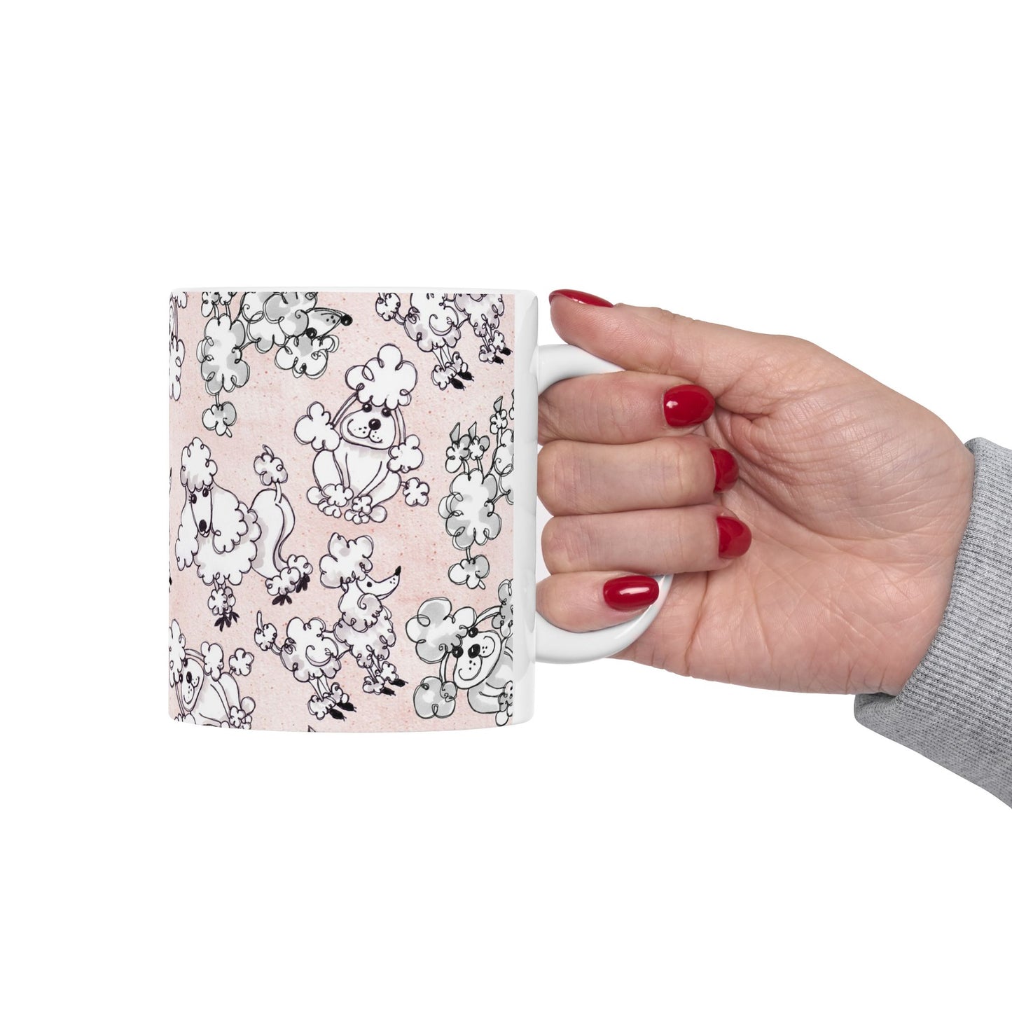 Paris Poodles Pink Cup
