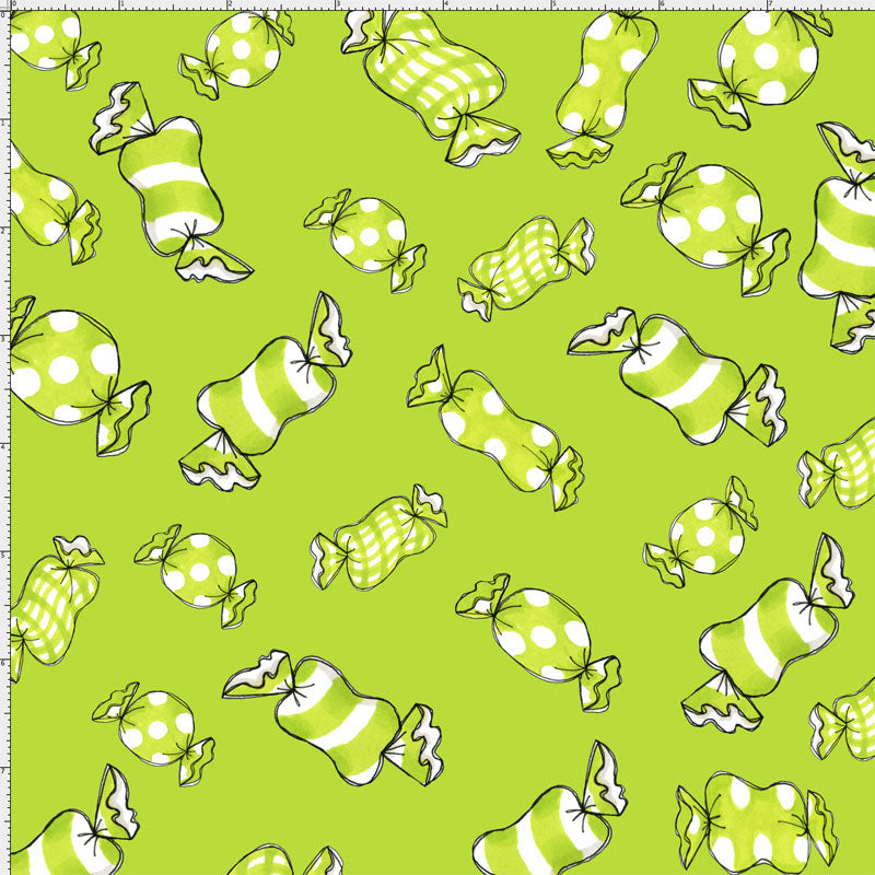 Tasties Lime / Lime Fabric