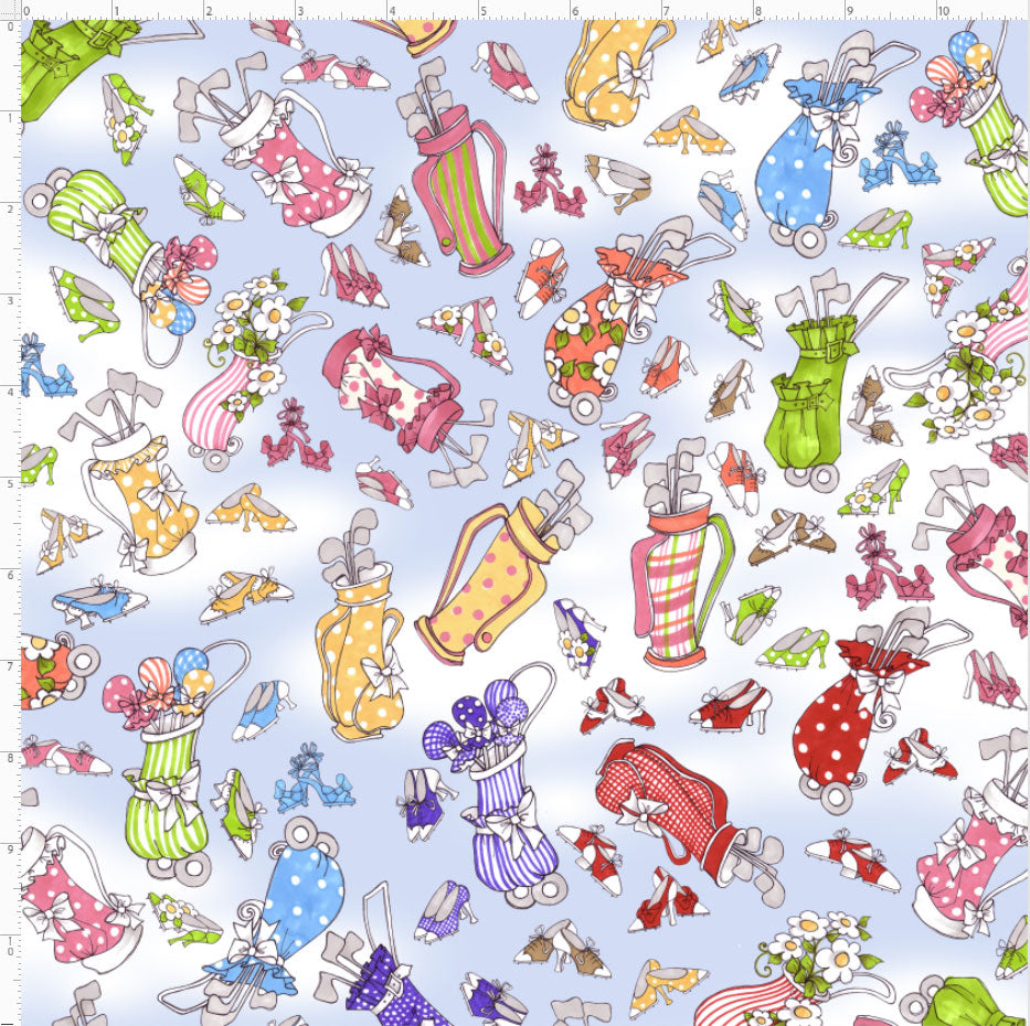 Bags & Shoes Blue Sky Fabric