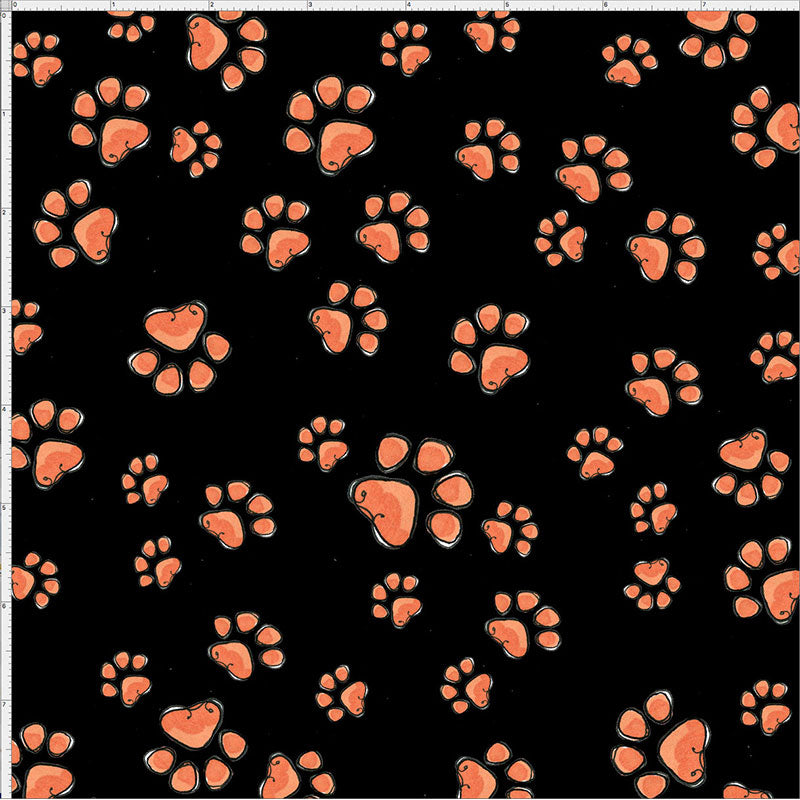 Fun Paws Black Fabric