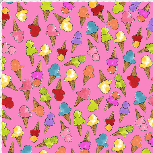 Cone Party Pink Fabric