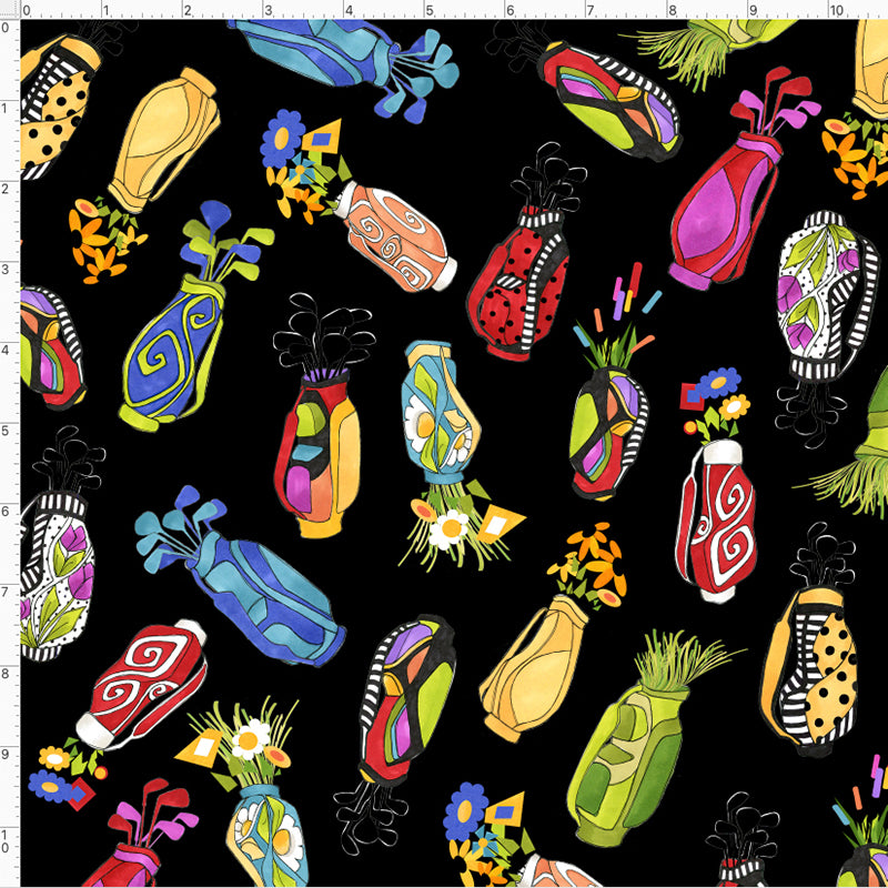 Bags Full Black Fabric