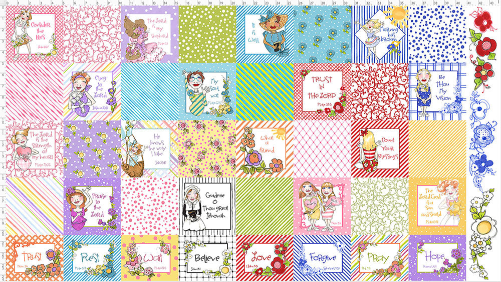 Medley Joy Journey Fabric Panel