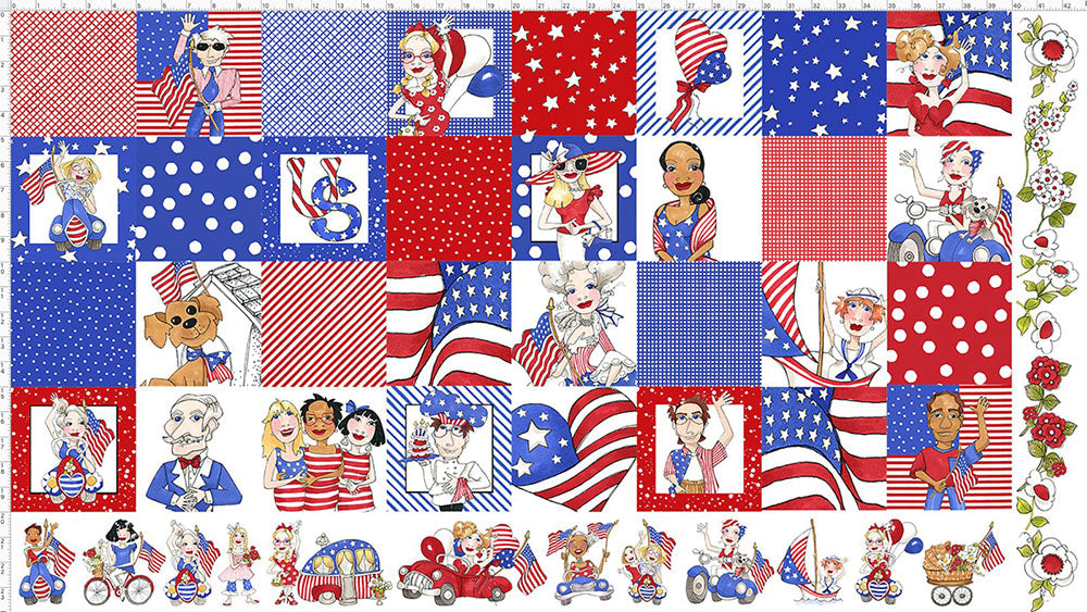 US Medley Fabric Panel