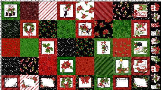Snow Lady Medley Fabric Panel