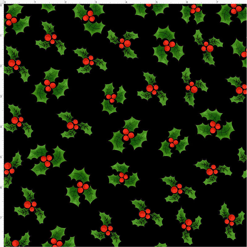 Lotsa Holly Black Fabric