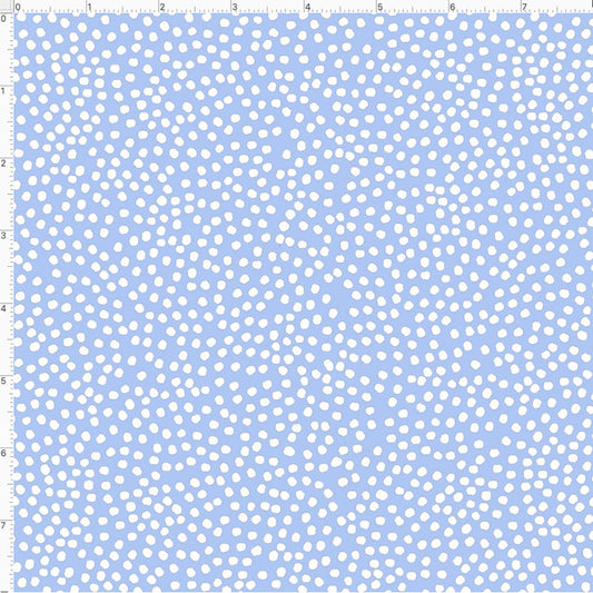 Bitty Dots Blue Fabric