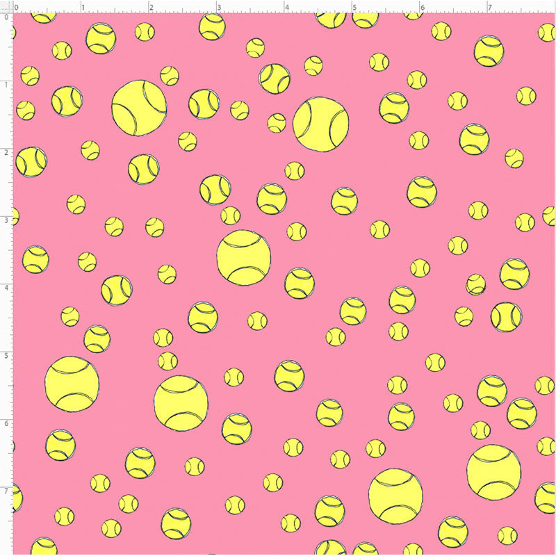 Tennis Worlds Fabric