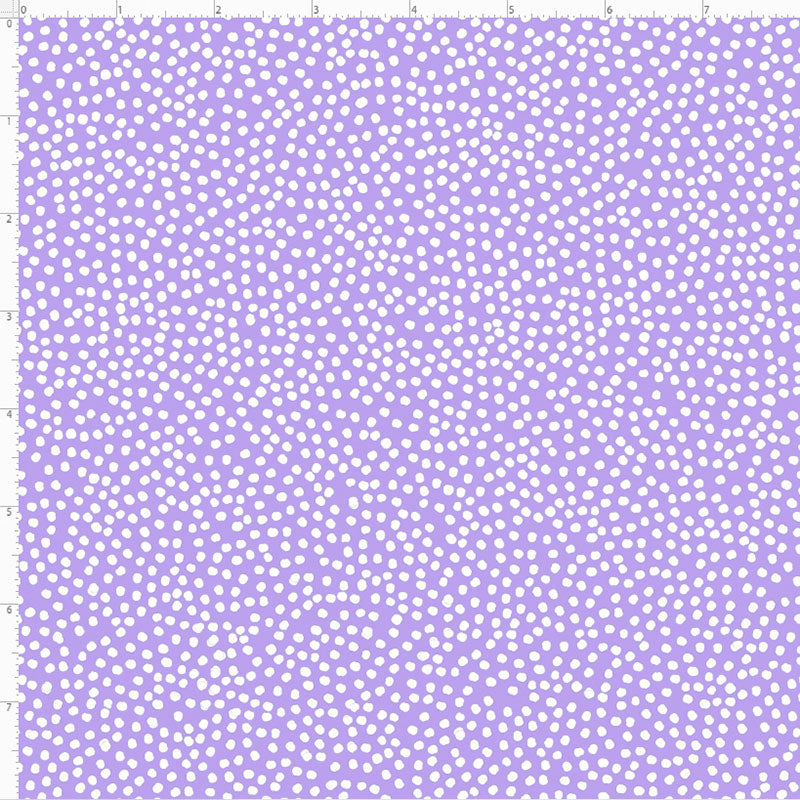 Bitty Dots Lilac / White Fabric