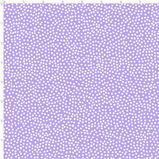Bitty Dots Lilac / White Fabric