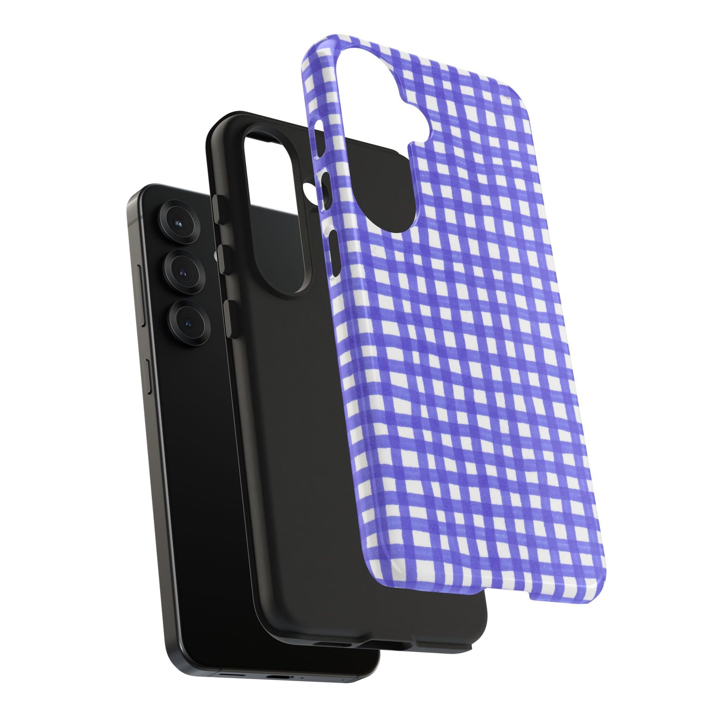 Chipper Check Blue Phone Case