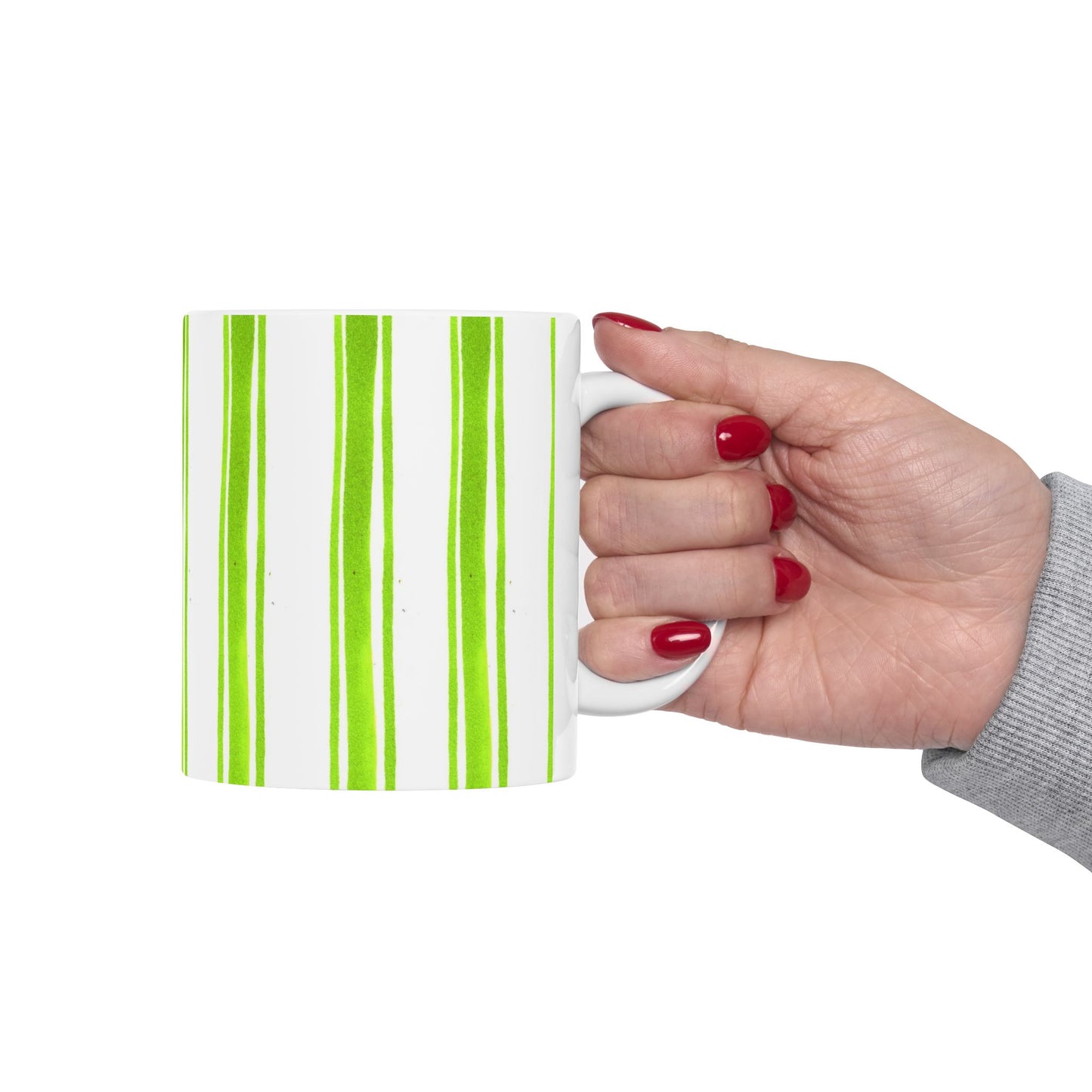 Awning Stripe Lime Cup