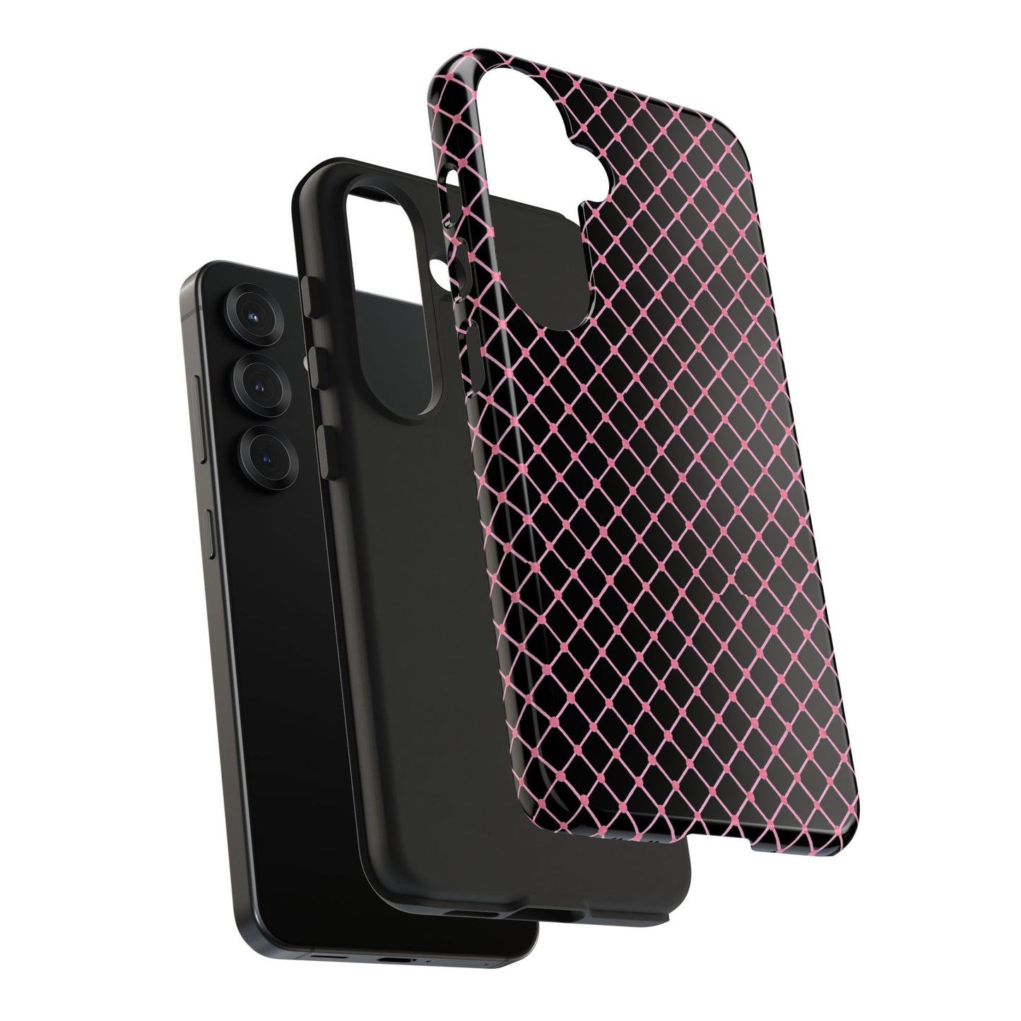 Cyclone Fence Black / Pink Phone Case