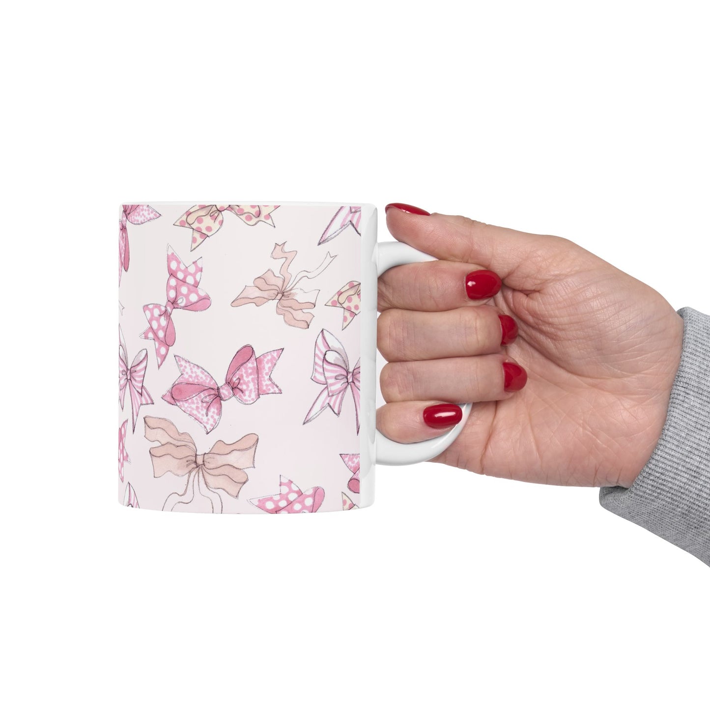 Bows Pink Cup