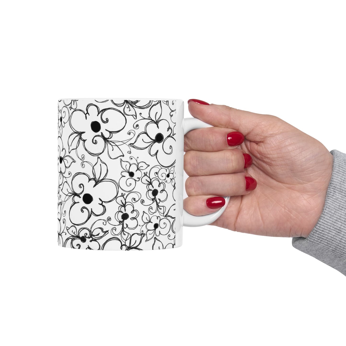 Dog Daisies White Cup