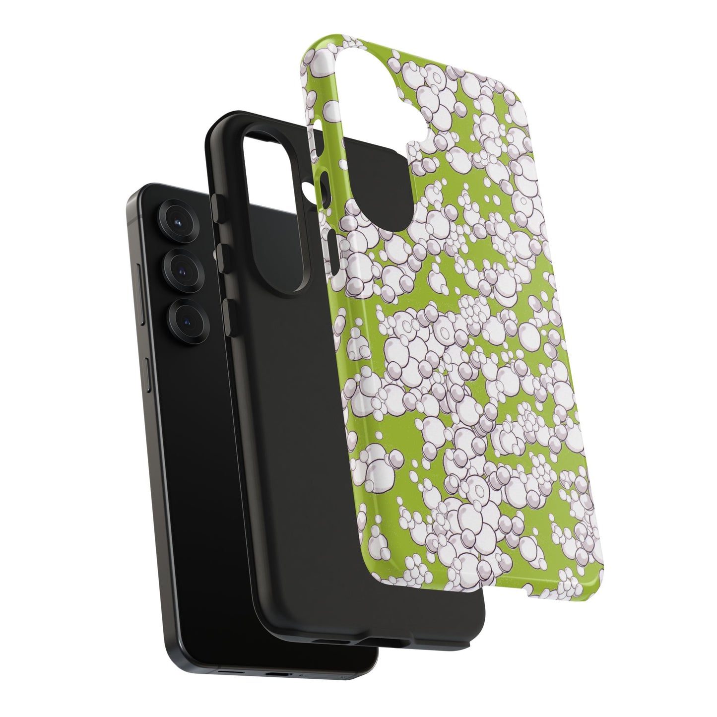 Bubble Dots Green Phone Case