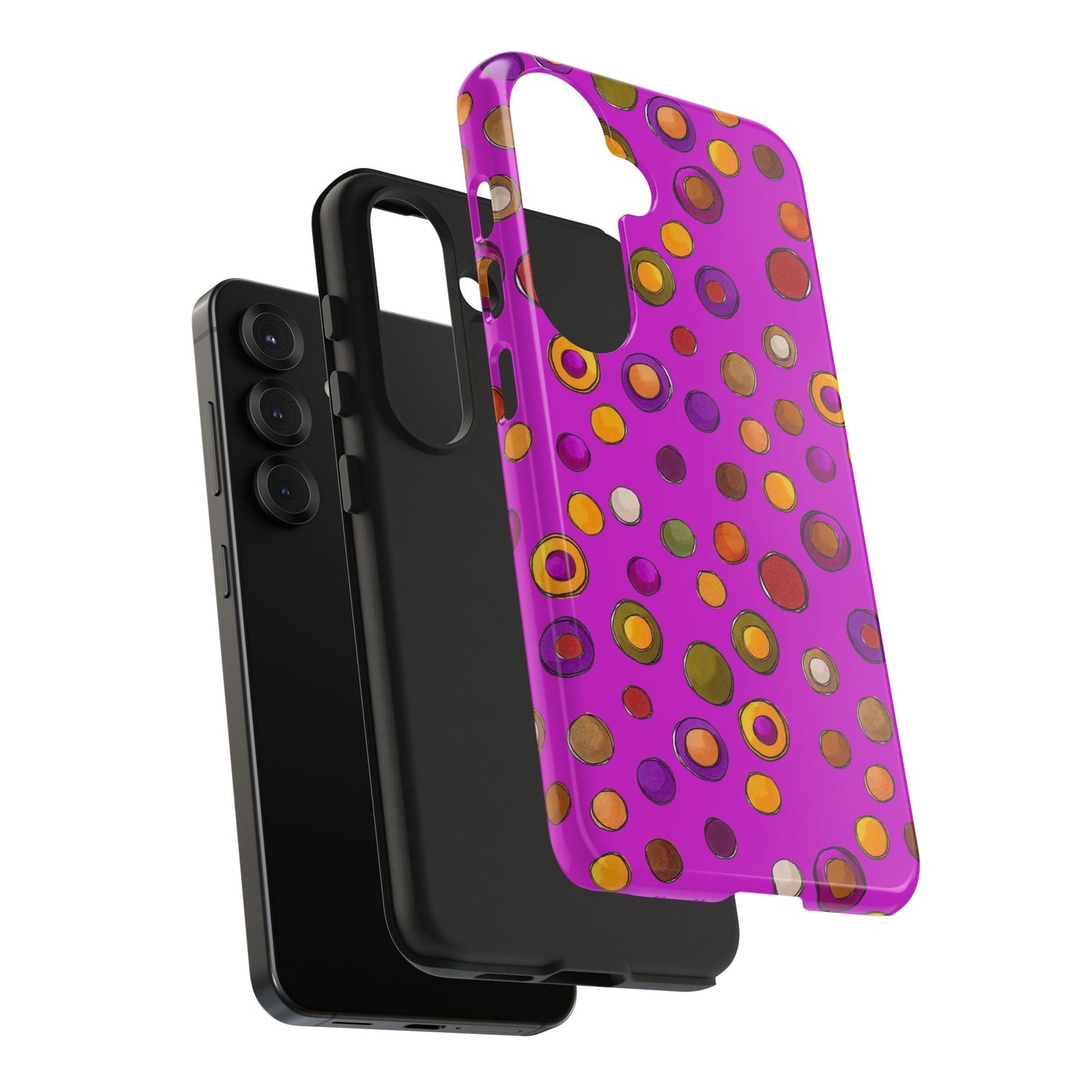 Double Dot Fuchsia Phone Case