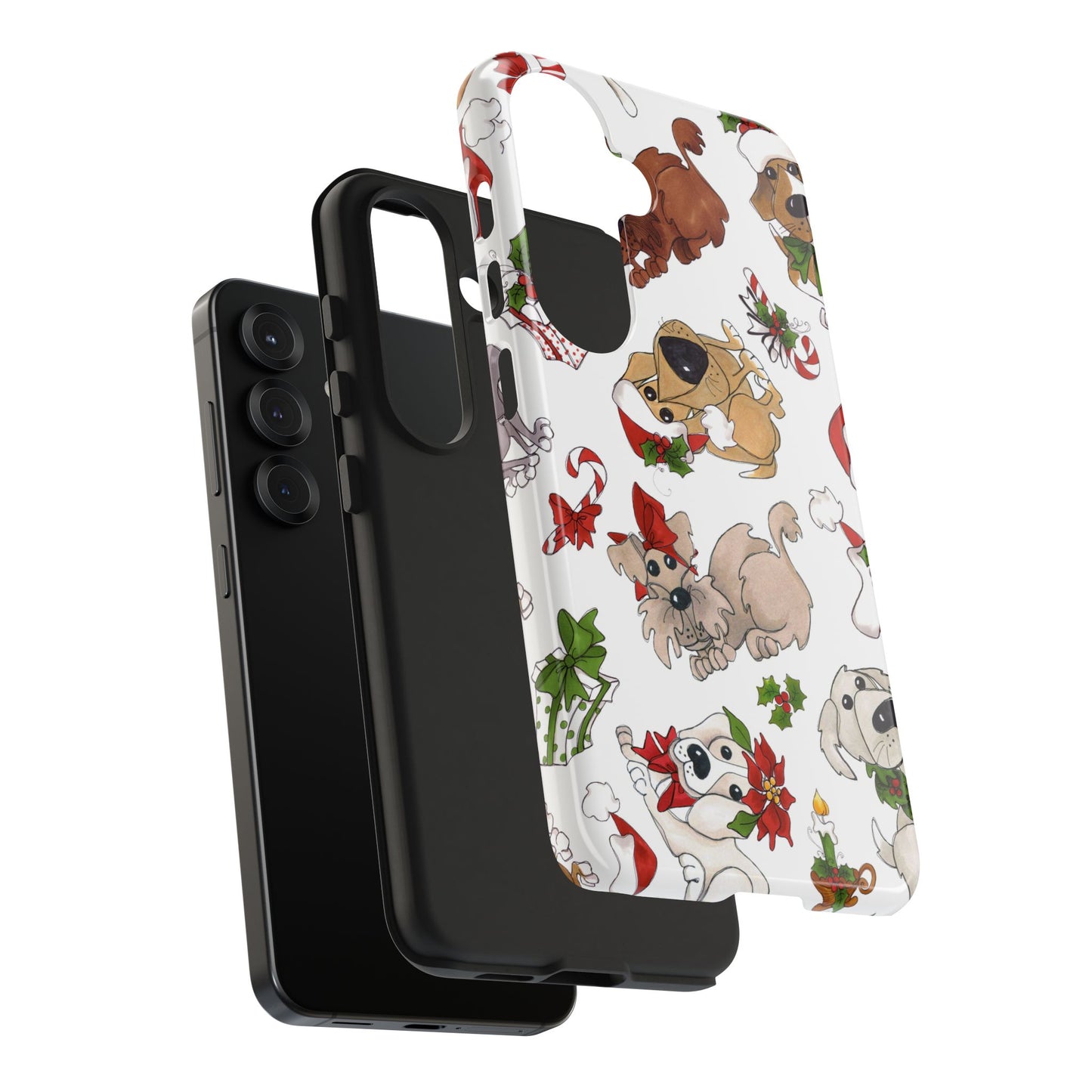 Doggie Toss White Phone Case
