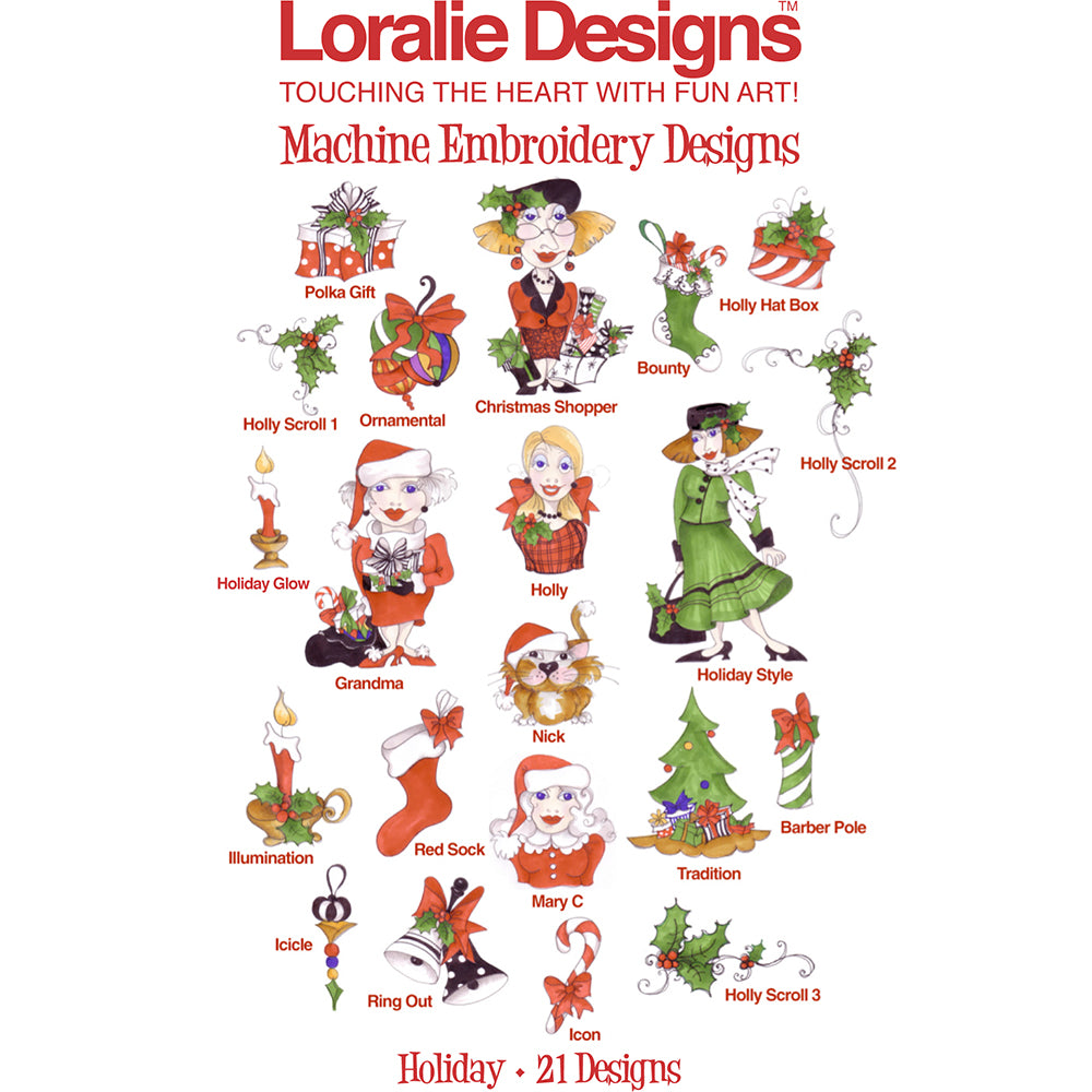 Holiday Machine Embroidery Design Collection - DOWNLOAD