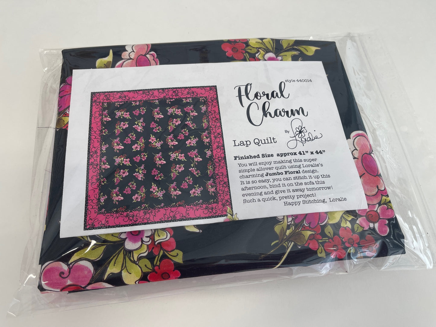 Floral Charm Quilt Kit