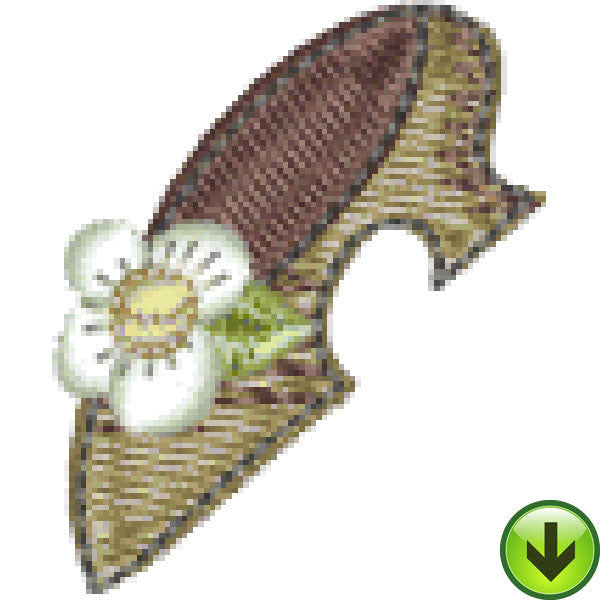 Petal Power Shoe Embroidery Design | DOWNLOAD