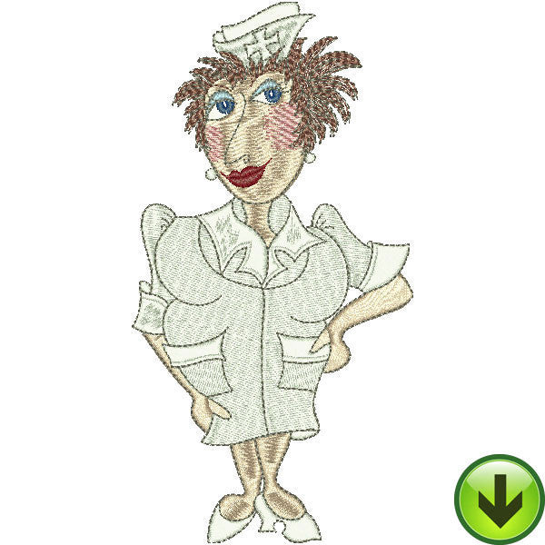 Nurse Norma Embroidery Design | DOWNLOAD