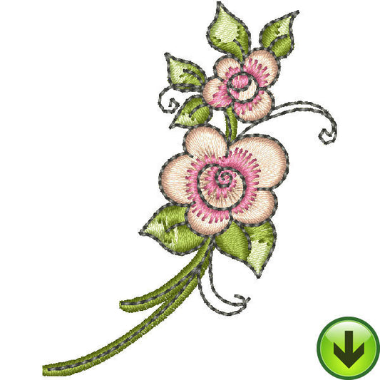 Wanda Flowers Embroidery Design | DOWNLOAD