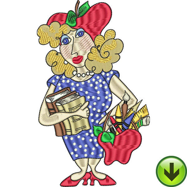 Mary Primary Embroidery Design | DOWNLOAD