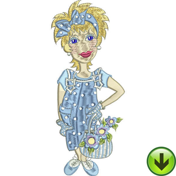 Goldie Embroidery Design | DOWNLOAD