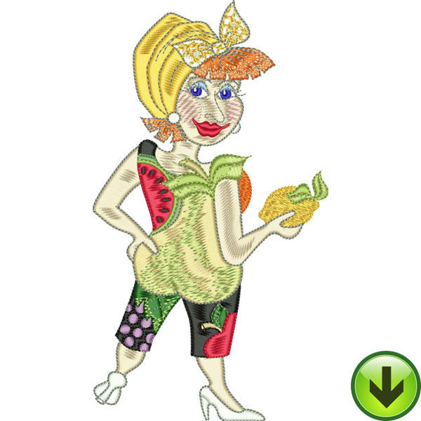 Fruit Lupe Embroidery Design | DOWNLOAD