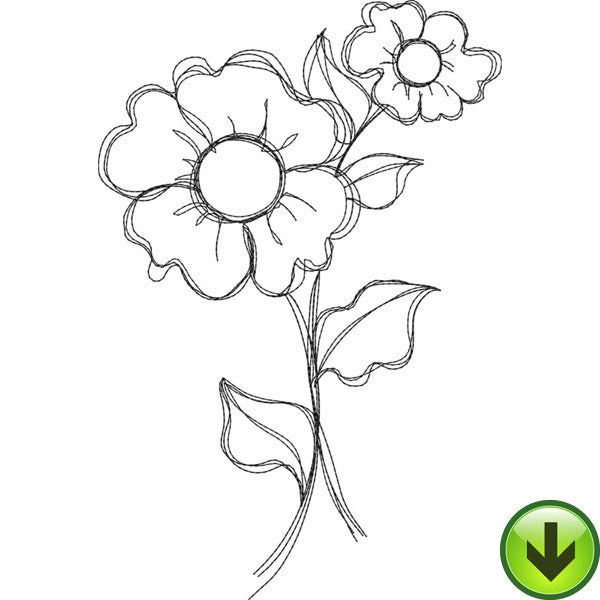 Bloomer 6 Embroidery Design | DOWNLOAD