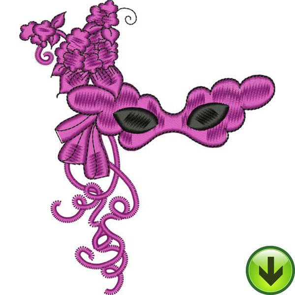 Mask 2 Embroidery Design | DOWNLOAD