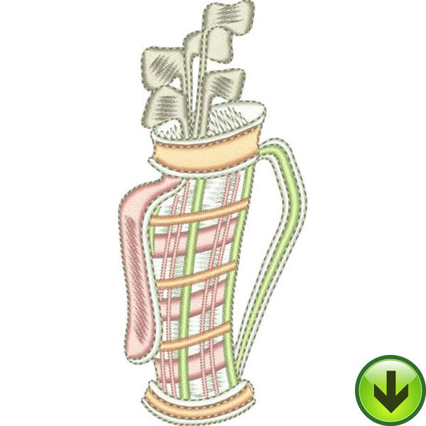 Caddie Embroidery Design | DOWNLOAD