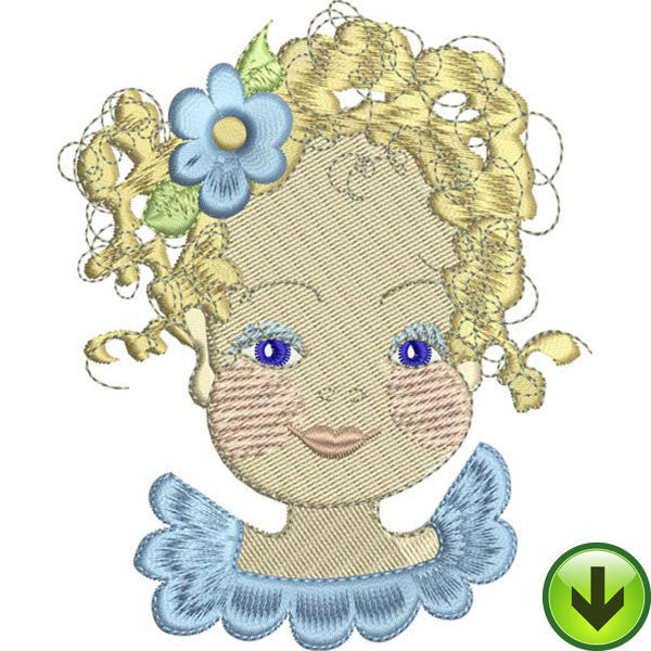 Baby Face 1 Embroidery Machine Design Collection