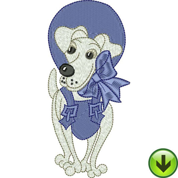 Blue Bonnet Jake Embroidery Design | DOWNLOAD