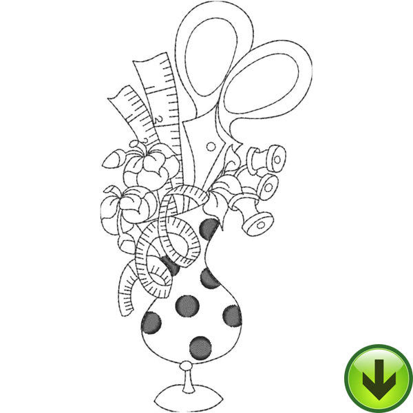 Sew Bouquet Embroidery Design | DOWNLOAD