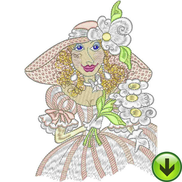 Belle Sadie Embroidery Design | DOWNLOAD