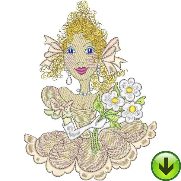 Belle Sunshine Embroidery Design | DOWNLOAD