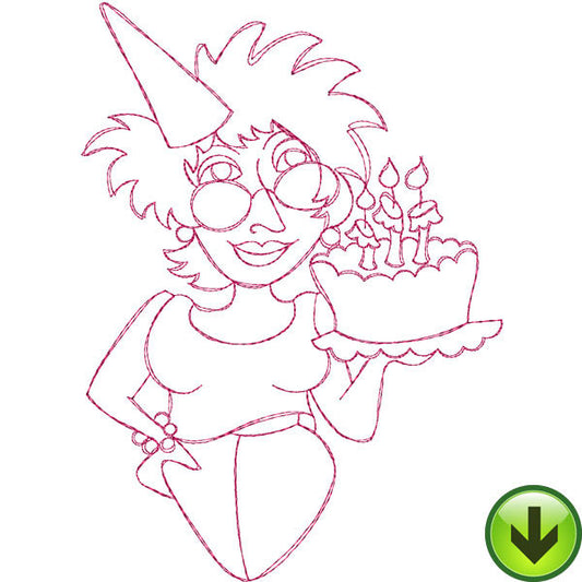 Birthday Girl Embroidery Design | DOWNLOAD