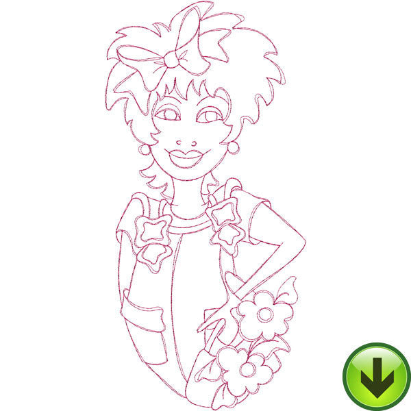 Goldie Embroidery Design | DOWNLOAD